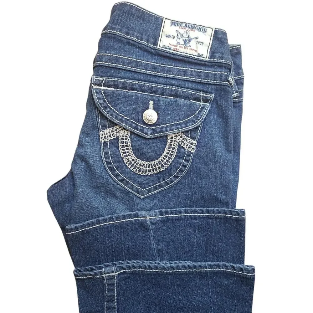 Vintage True Religion Joey Flare Jeans Sz 30